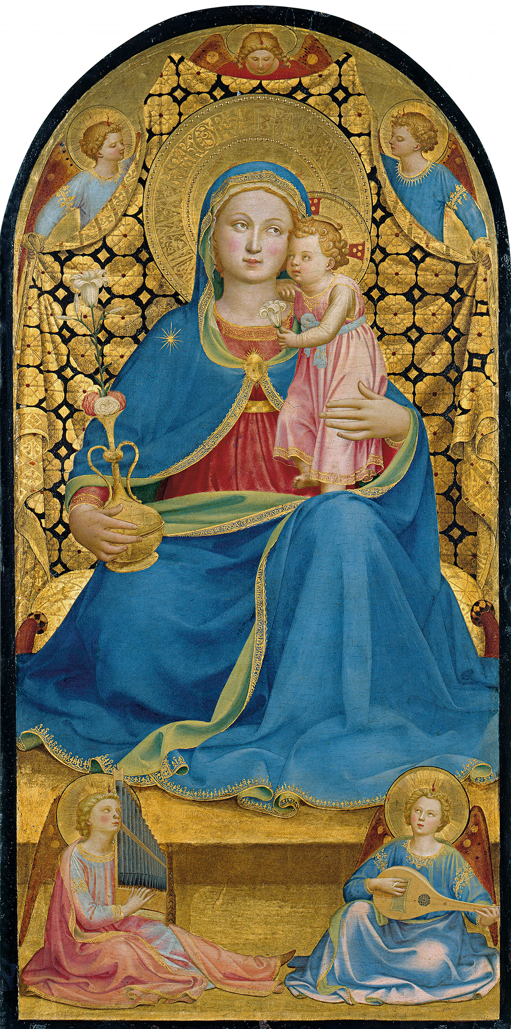 Madonna of Humility in Detail Fra Angelico